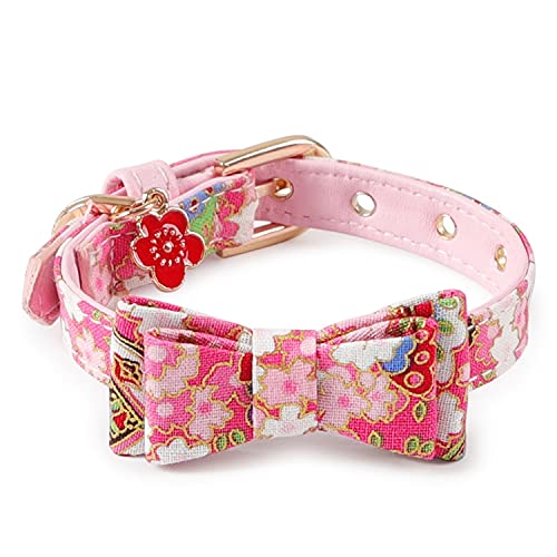 Pets Empire Japanese-Style Bow Puppy Adjustable Collar for Cats