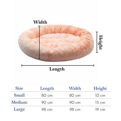 Pets Empire Soft Plush Donut Beds For Dogs
