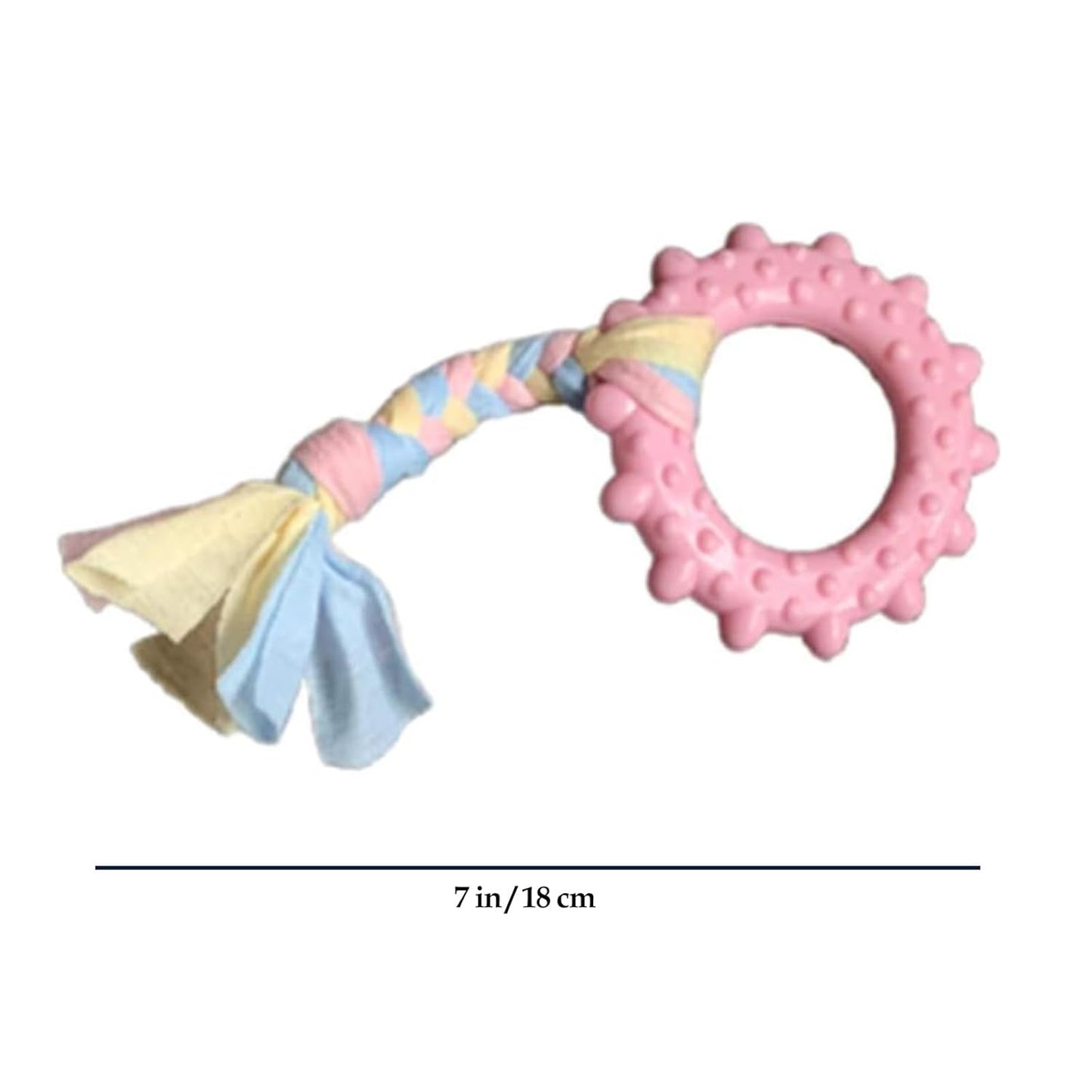 Pets Empire Rope Toy with Spike Ring for Dogs (Pack of 2)