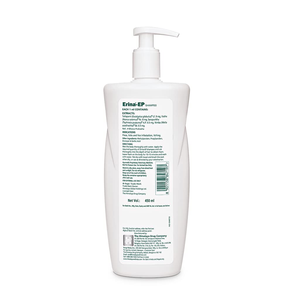 Himalaya Erina Ep Shampoo For Dogs And Cats