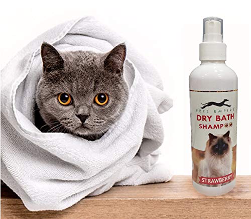 Pets Empire Dry Bath For Cats - Strawberry  (250ml)
