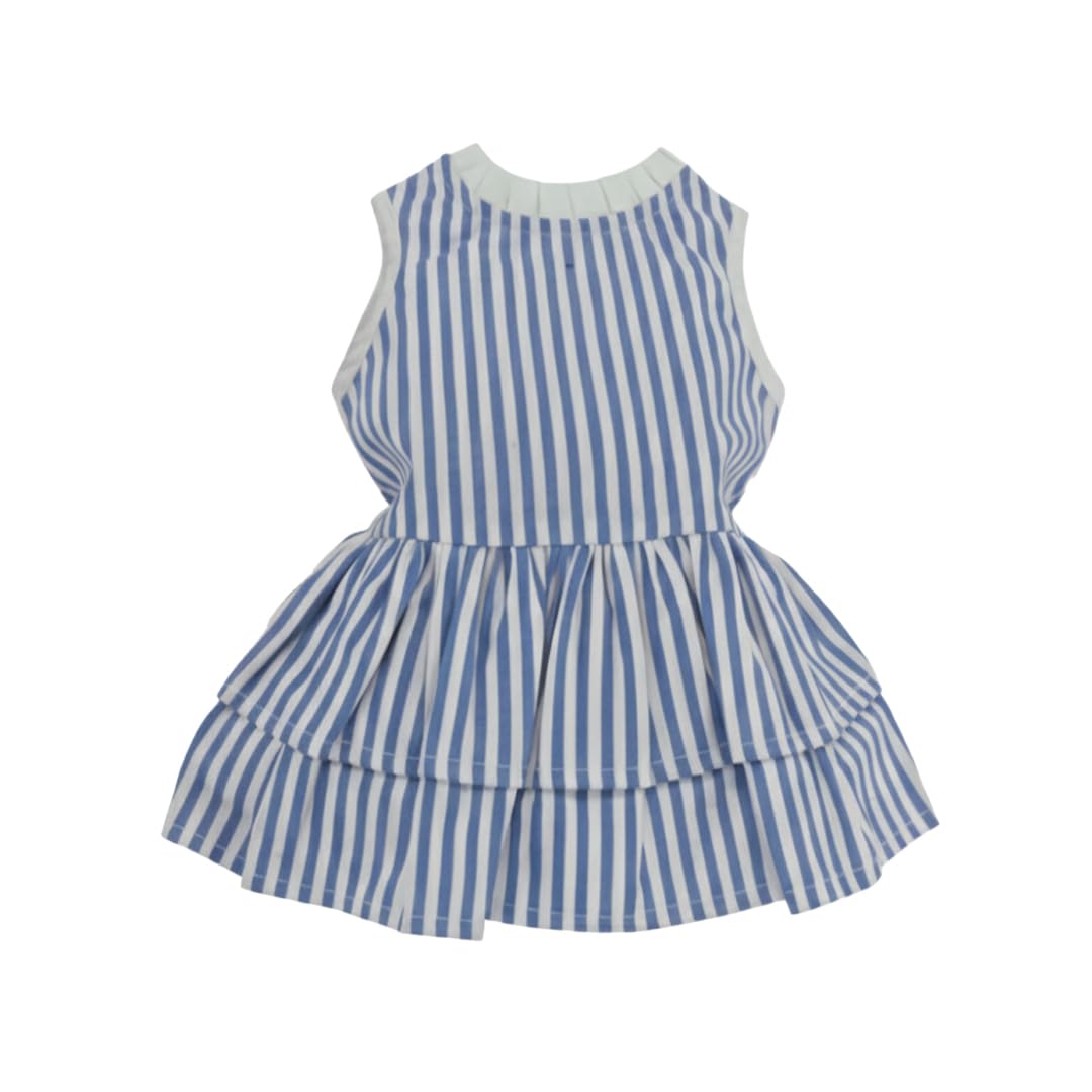 Pets Empire Blue Striped Cat Dress