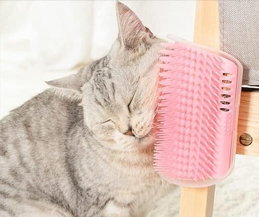 Self-Grooming Wall Brush for Cats