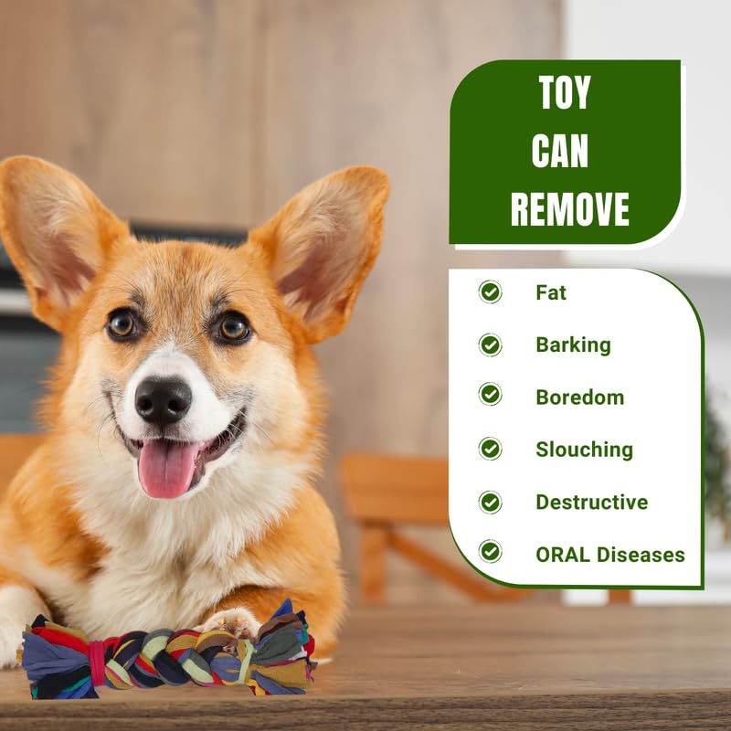 Pets Empire 7-Piece Rope Toy Set for Small & Medium Dogs
