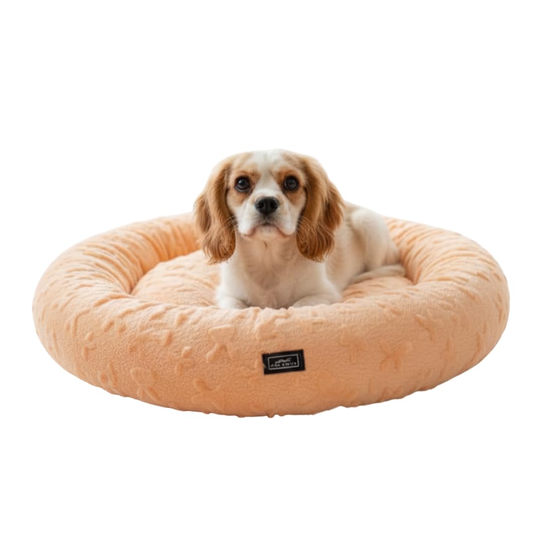 Pets Empire Soft Plush Donut Beds For Dogs