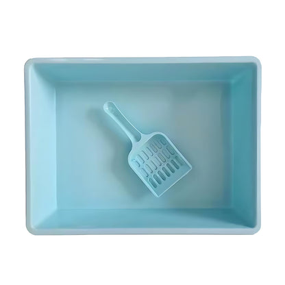 Pets Empire Cat Litter Tray with Free Scoop (14 x 10.5 Inch)