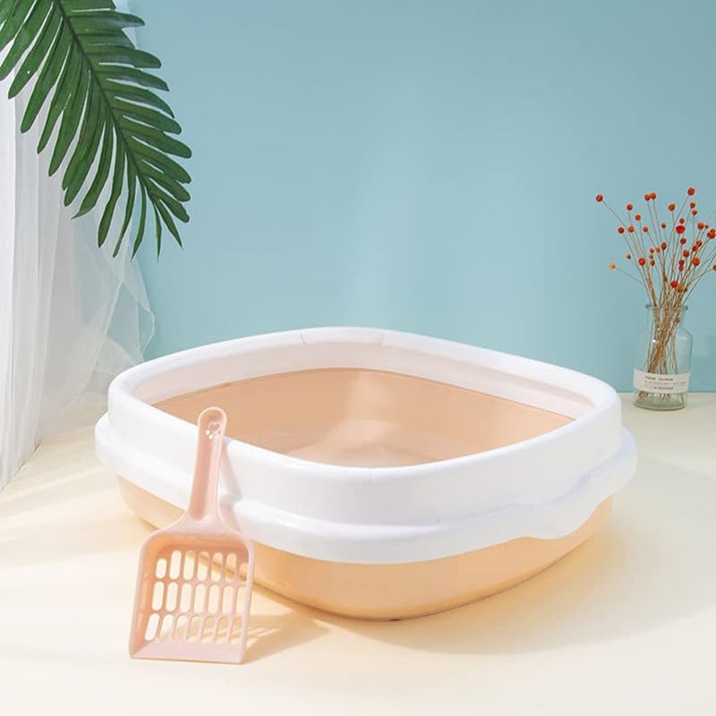 Pets Empire Cat Litter Box Set with Scooper- Pink