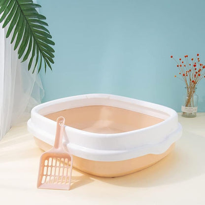 Pets Empire Cat Litter Box Set with Scooper- Pink