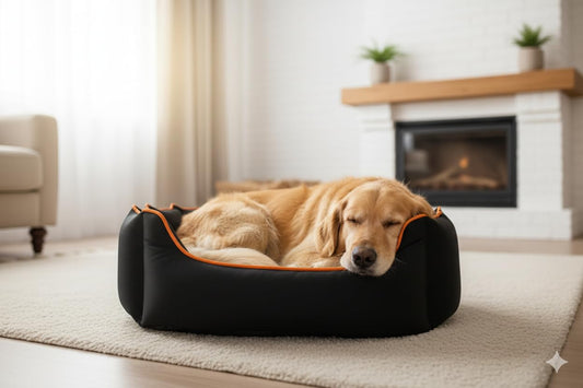 Pets Empire Cozy Charcoal Black Bed for Dogs & Puppies