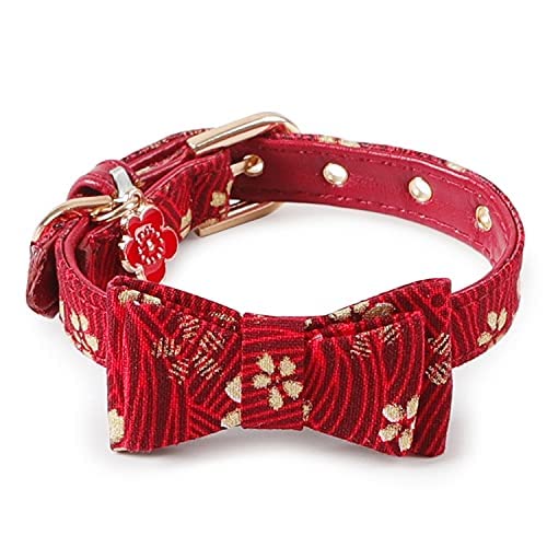 Pets Empire Japanese-Style Bow Puppy Adjustable Collar for Cats