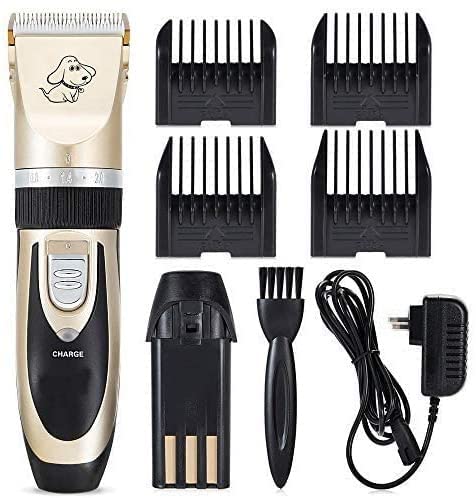 Pets Empire Rechargeable Trimmer With 4 Combs For Dogs, Cats and Horses