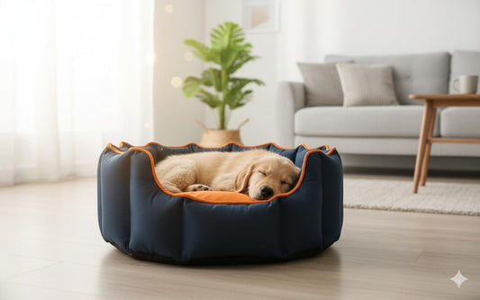Pets Empire Cozy Deep Sea & Sunset  Bed for Dogs & Puppies