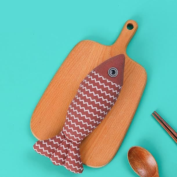 Pets Empire Fish Shape Squeaker Toys for Puppies and Adult Dogs (Buy 1 get 1 Free) Color May Vary