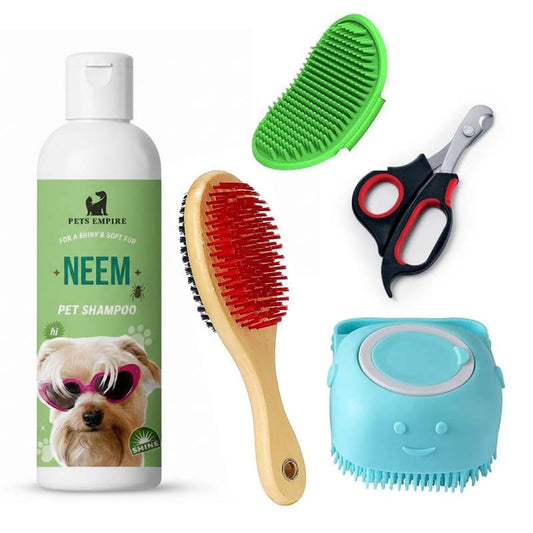 Pets Empire 5-in-1 Dog & Cat Grooming Combo