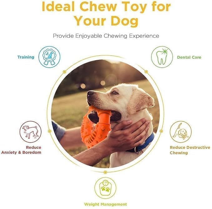 Pets Empire Rope Toy with Spike Ring for Dogs (Pack of 2)