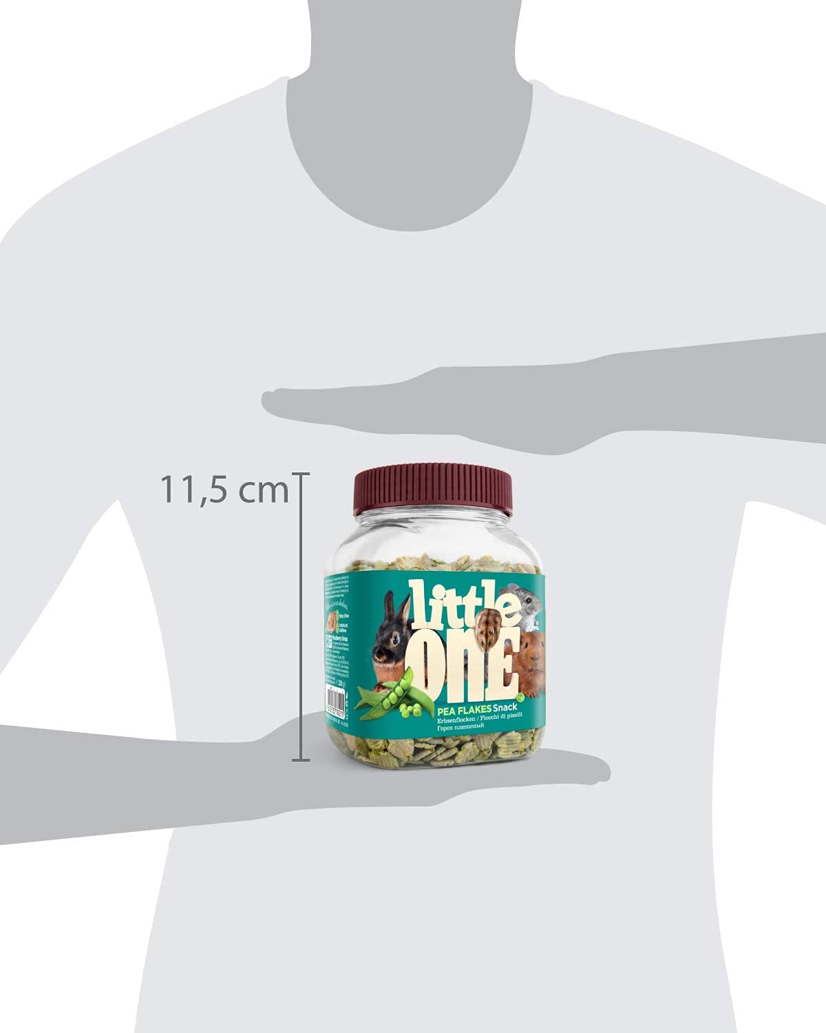 Little One Snack Pea Flakes in Tin 230g