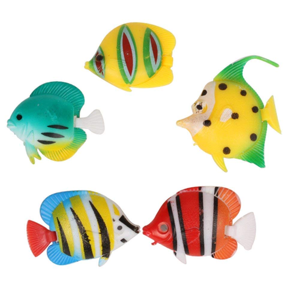 Pets Empire 5pcs Plastic Artificial Fish