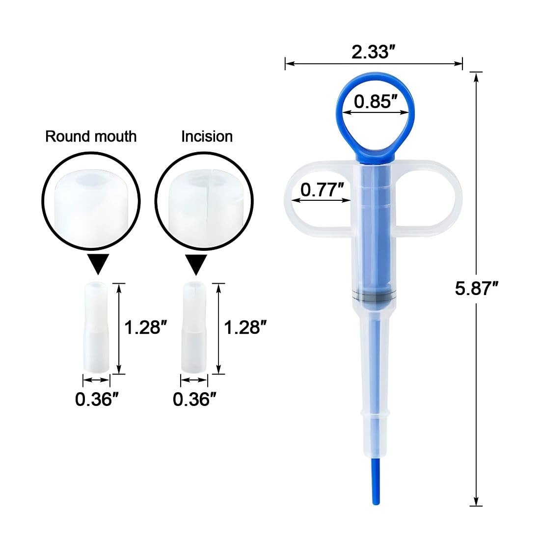 Pets Empire Pill Gun for Dogs & Cats ( Tablet & Capsule Feeder)- Pack of 2