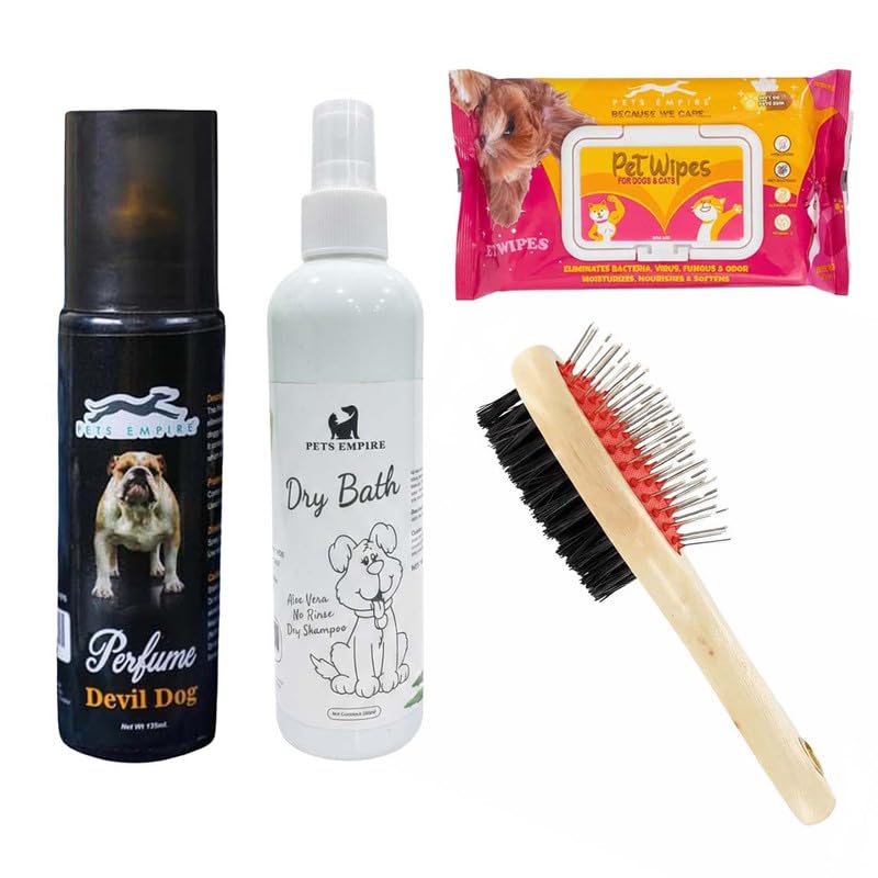 Pets Empire 4-in-1 Grooming Kit for Dogs