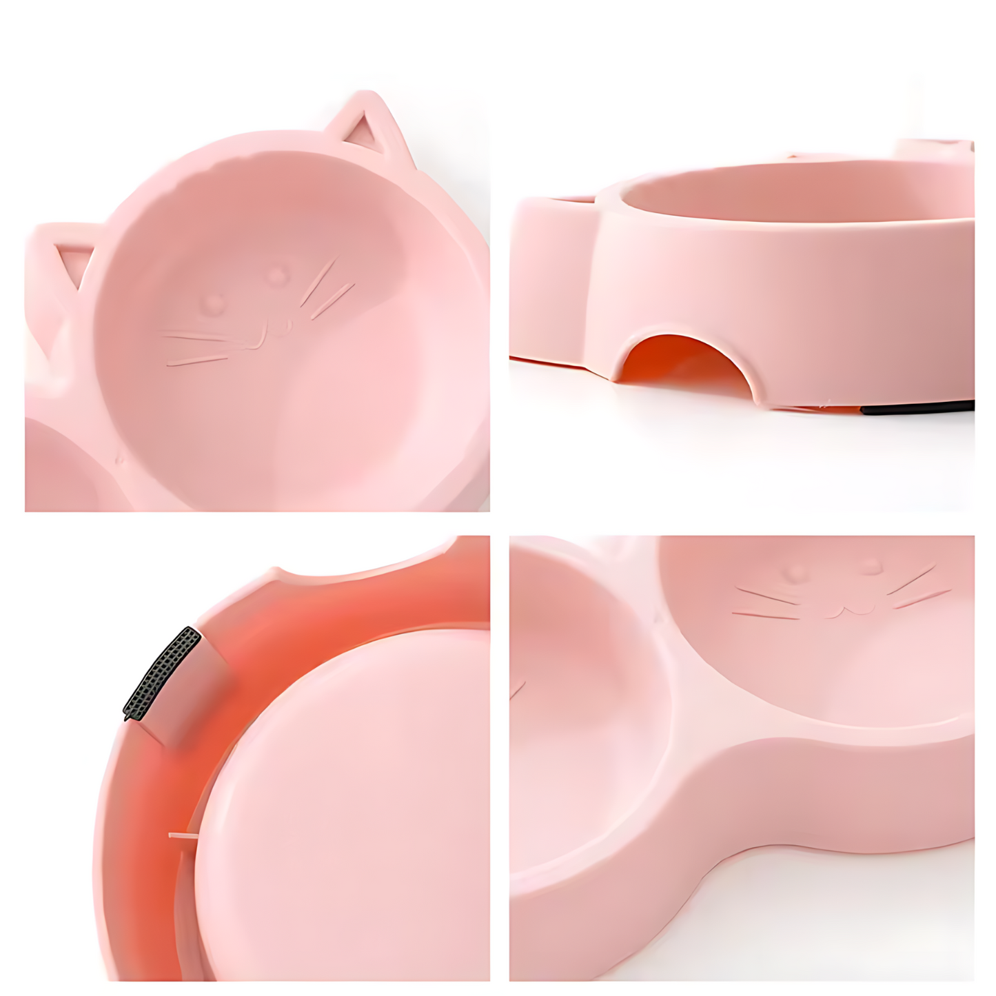 Pets Empire Pet Cat Face Double Bowl
