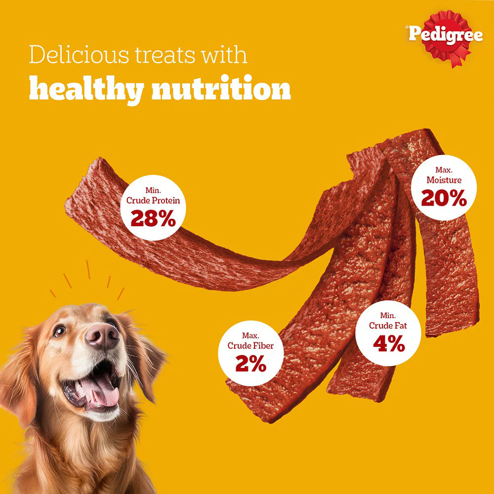 Pedigree Tasty Jerky Roasted Lamb Flavour  For Adult Dog - 70g