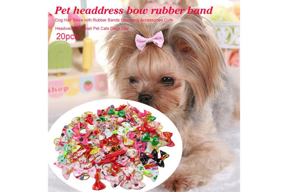 Pets Empire Mixed Hair Bows Rubbers for Cat/Puppy