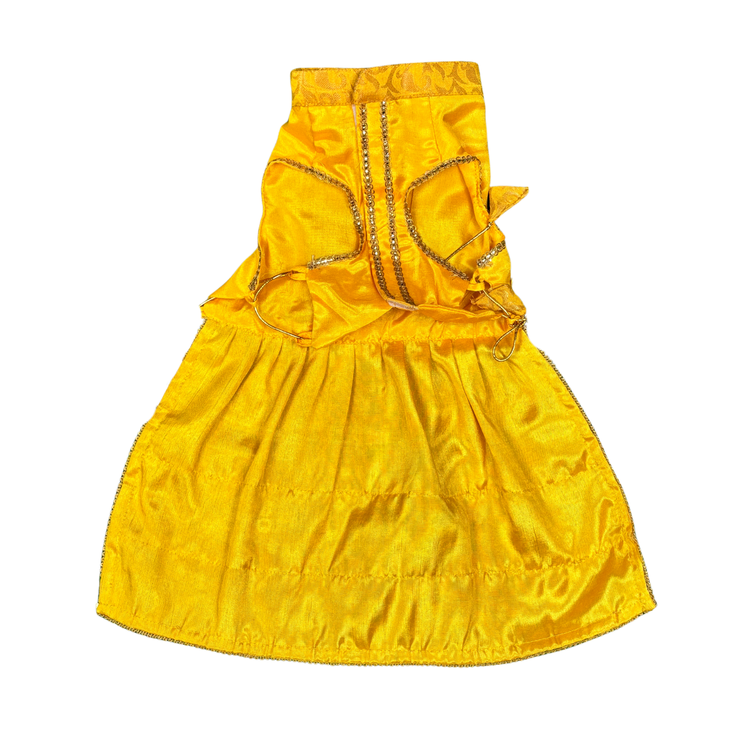 Pets Empire Lehenga Dress for Female  Dogs- Yellow