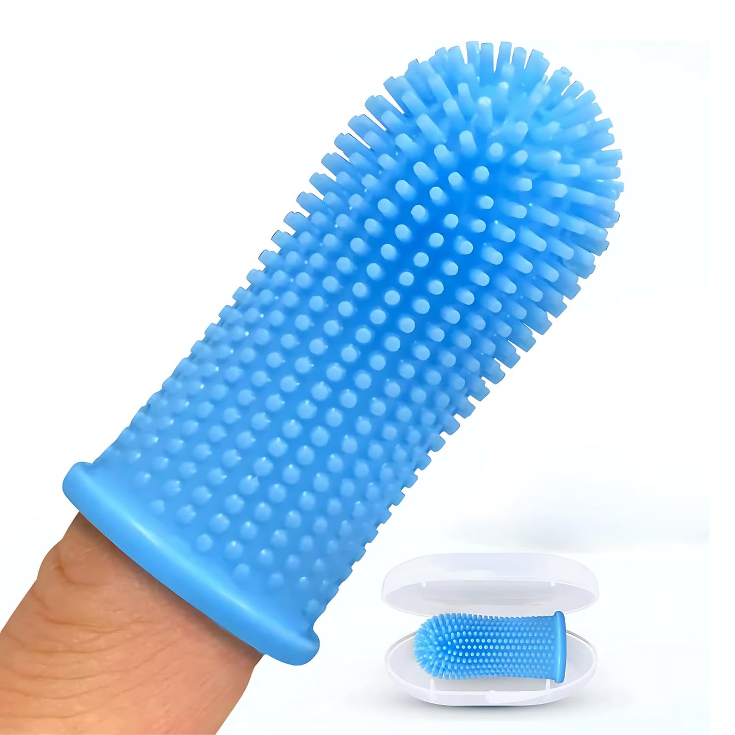 Pets Empire Silicone Finger Toothbrush for Dogs (2pc)