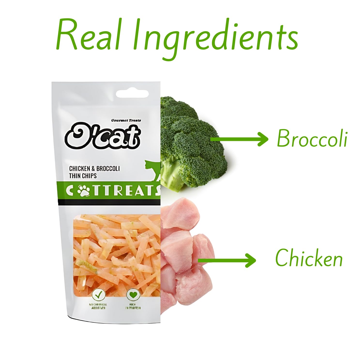O'Cat Chicken and Bite 50 GMS (Pack of 2)