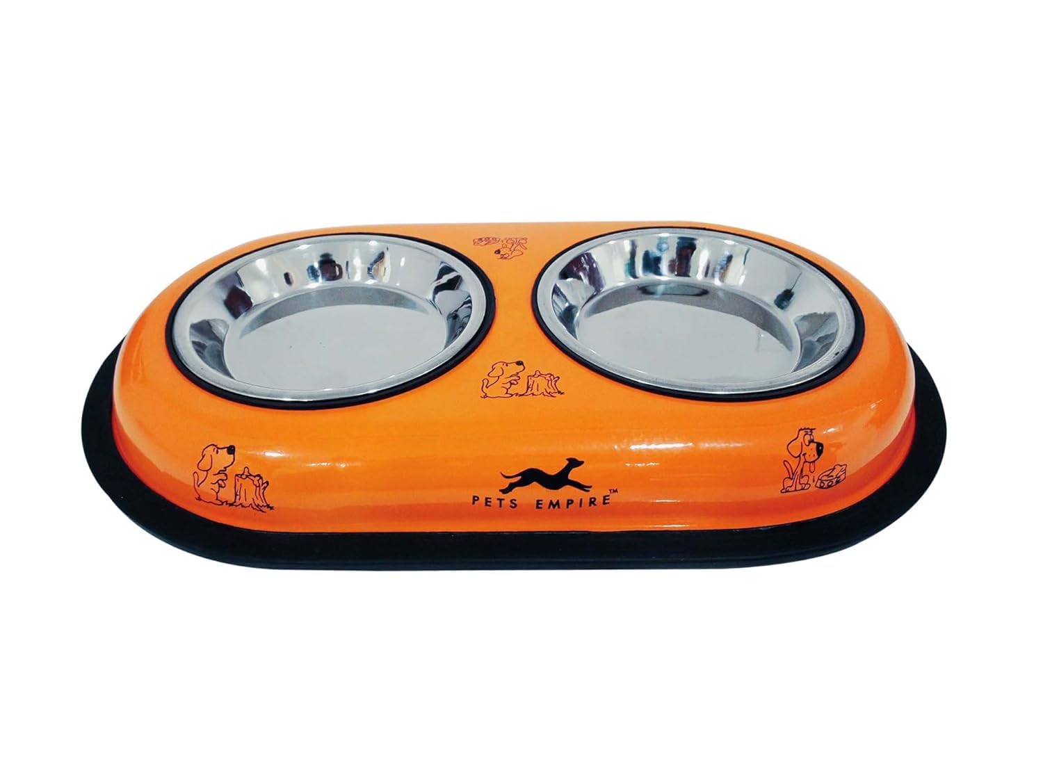 Pets Empire Cat Food Bowls -200ml X 2  ( Color May Vary)