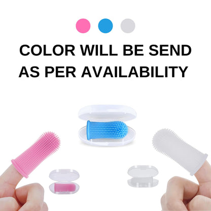 Pets Empire Silicone Finger Toothbrush for Dogs (2pc)