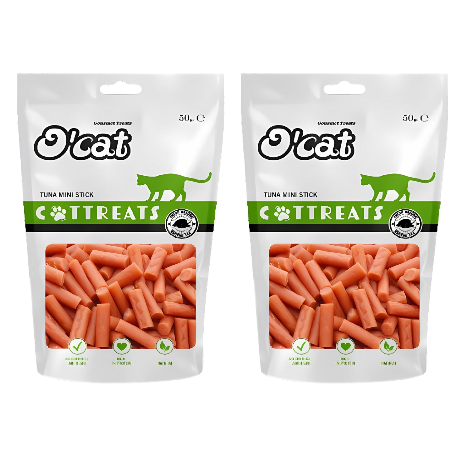 O'Cat Tuna Mini Stick Snacks 50 GMS (Pack of 2)