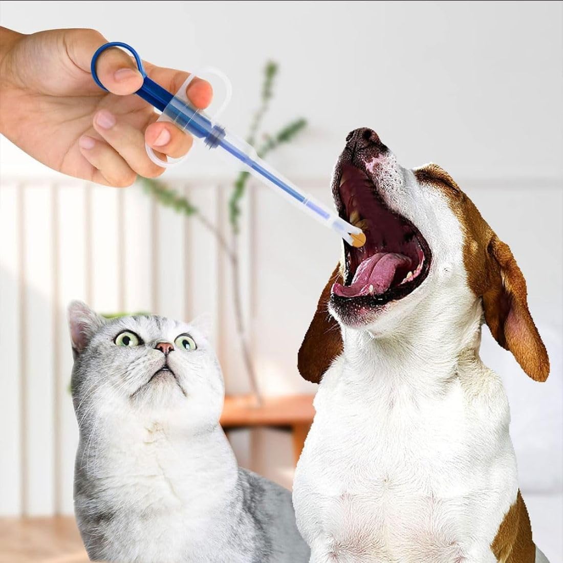Pets Empire Pill Gun for Dogs & Cats ( Tablet & Capsule Feeder)- Pack of 2