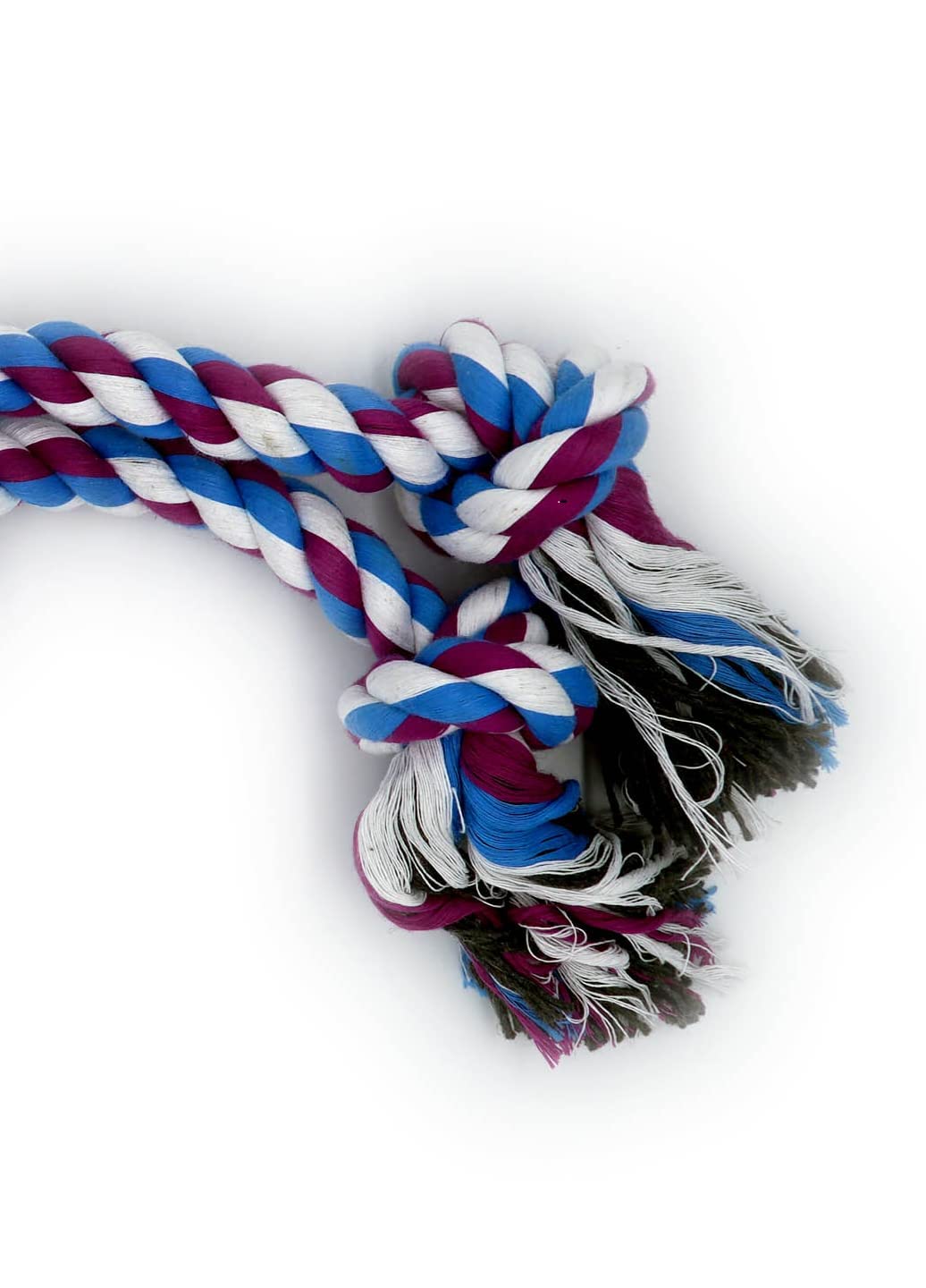 PETS EMPIRE Teeth Cleaning Natural Cotton Rope Dog Toy For Large Breed