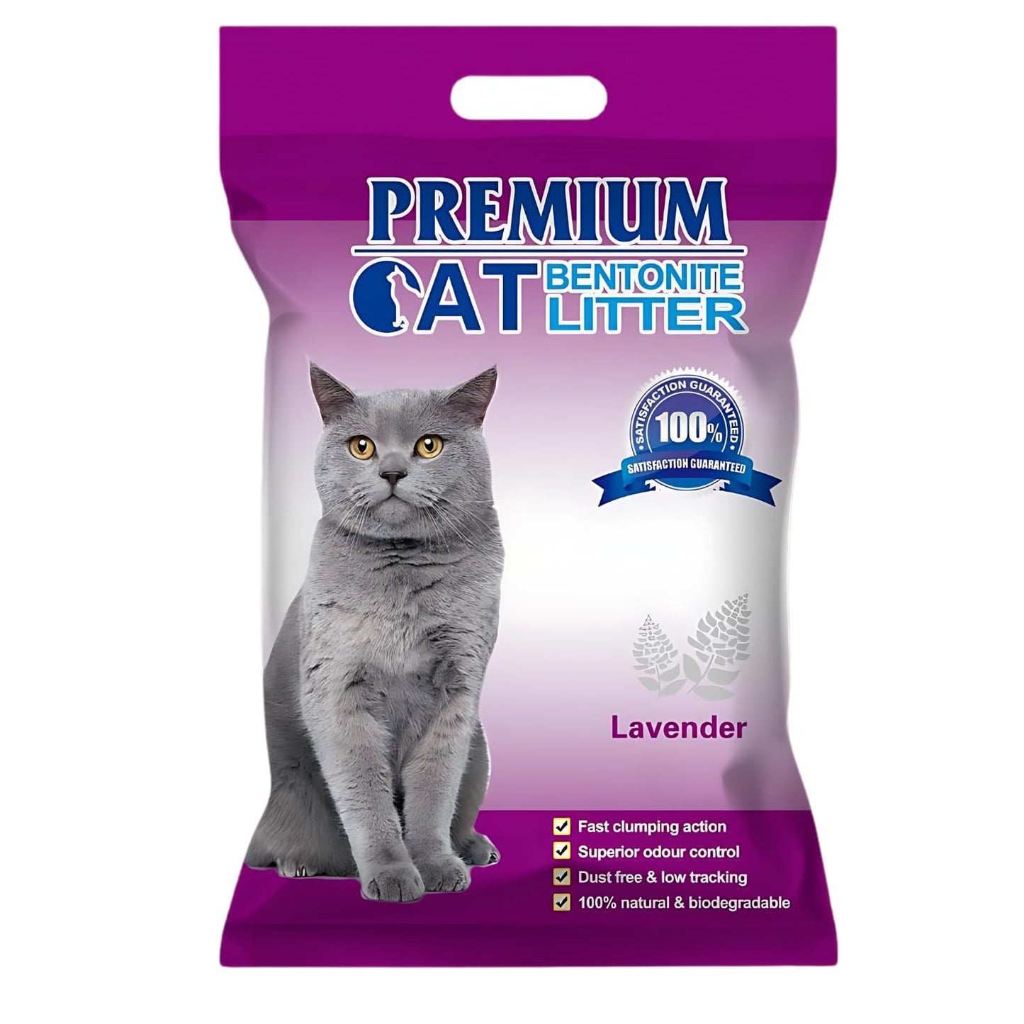 Pets Empire Premium Bentonite Cat Litter Lavender Fragrance (5L/4kg)