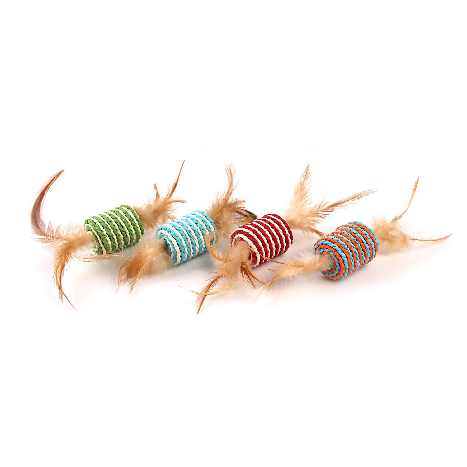 PETS EMPIRE Fun Interactive Plush Cat Toy ( Color May Vary)