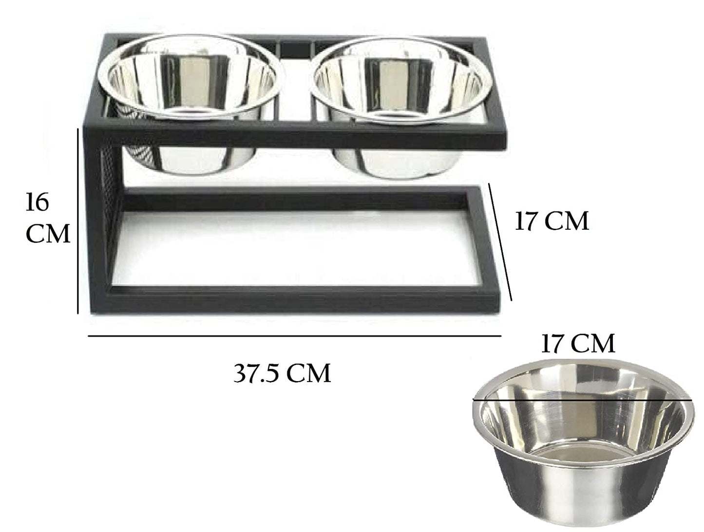 Pets Empire Metal Stand Double Diner