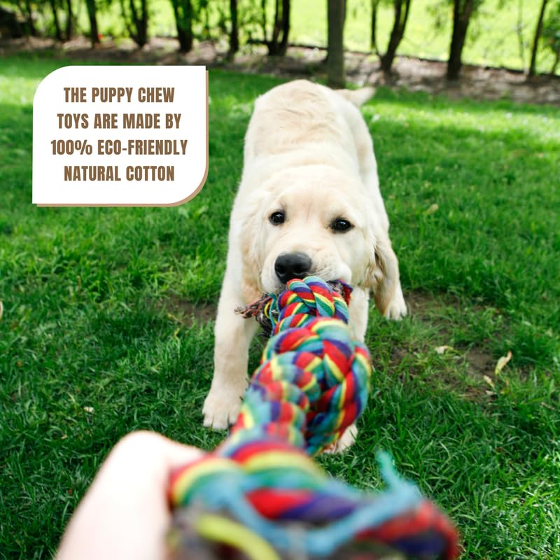 Pets Empire 7-Piece Rope Toy Set for Small & Medium Dogs