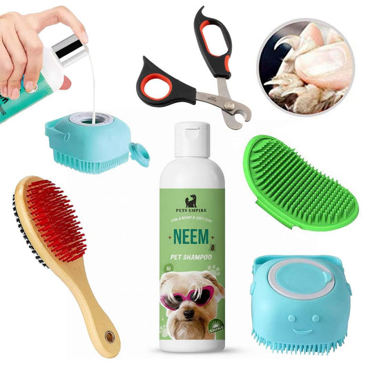 Pets Empire 5-in-1 Dog & Cat Grooming Combo