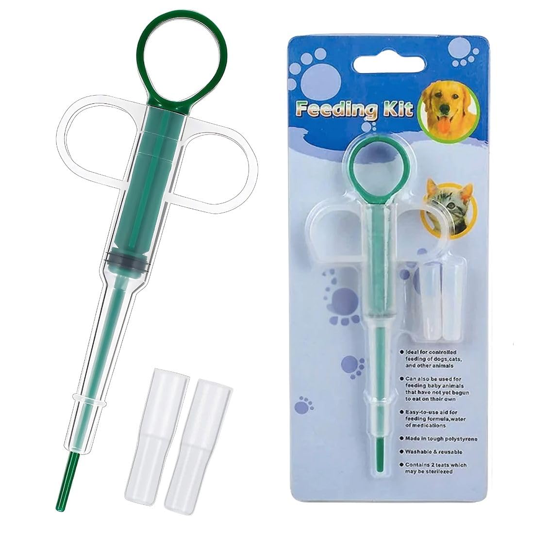 Pets Empire Pill Gun for Dogs & Cats ( Tablet & Capsule Feeder)- Pack of 2