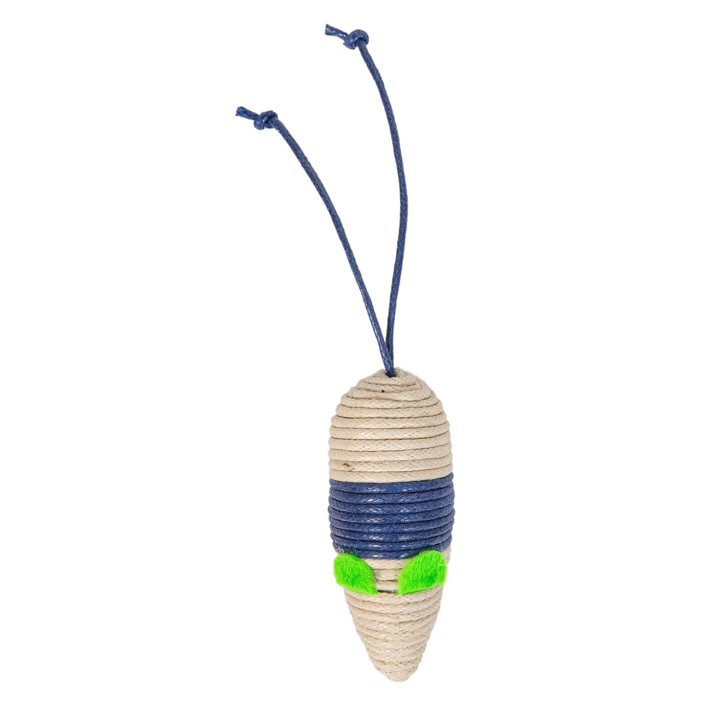 PETS EMPIRE Mouse & Ball Jute Cat Toy Combo for Playful Pouncing Pack of 2