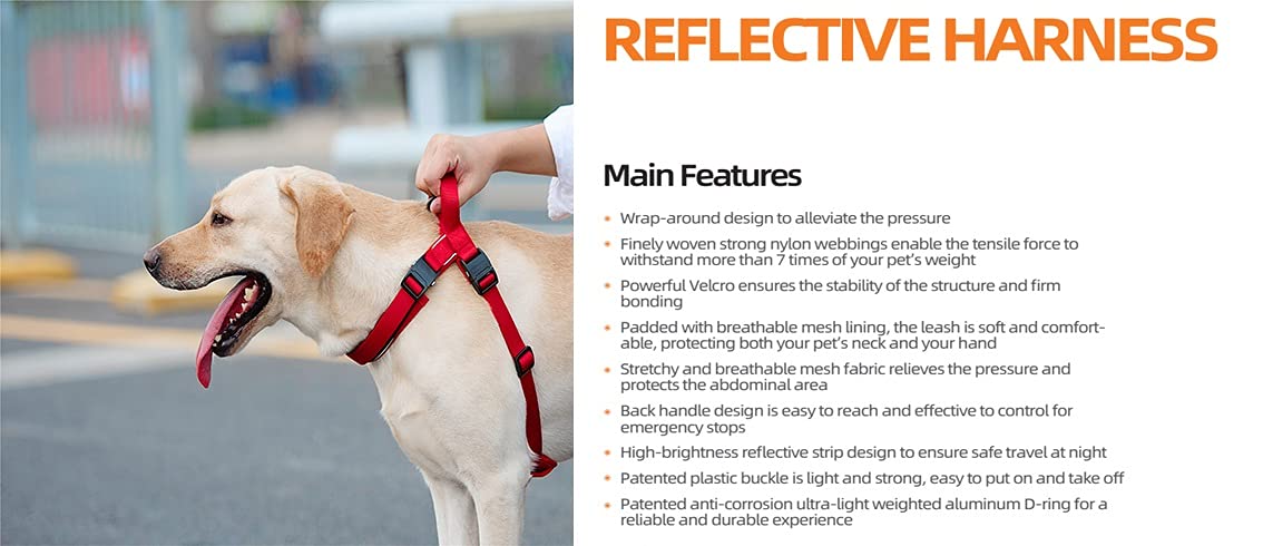 Pets Empire Adjustable Mesh Padded Dog Harness (XS)