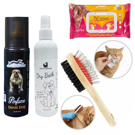 Pets Empire 4-in-1 Grooming Kit for Dogs