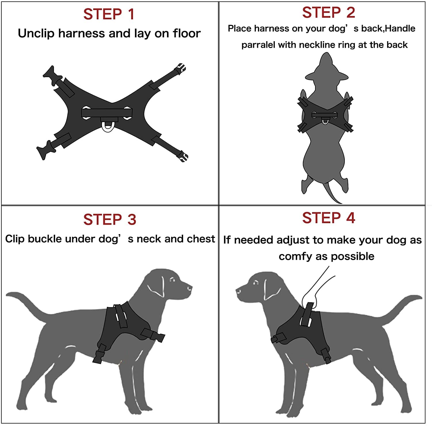 Pets Empire Classic Mobility Harness for Dogs