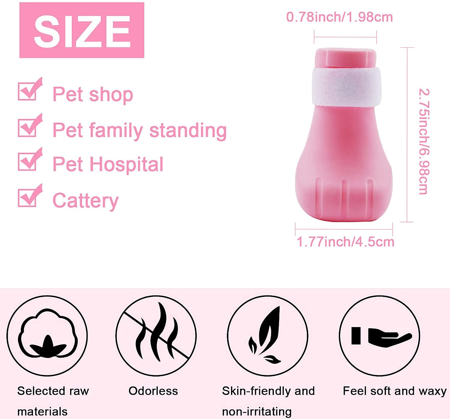 Pets Empire Silicone Adjustable Cat Boots Shoes