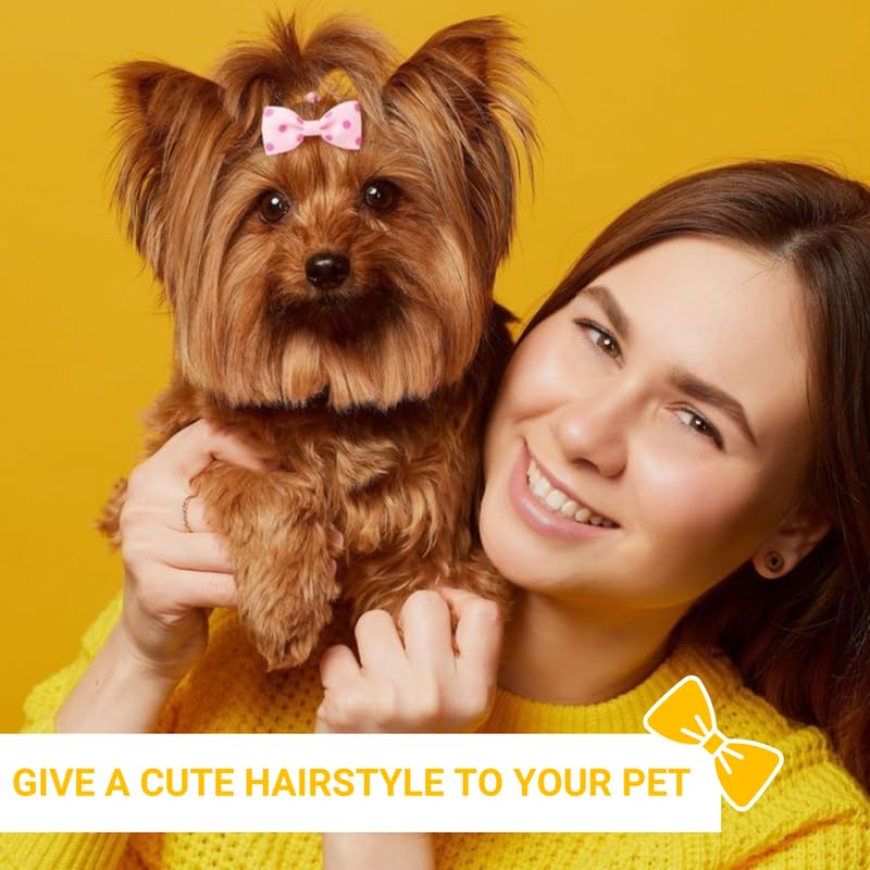 Pets Empire Mixed Hair Bows Clip for Cat/Puppy