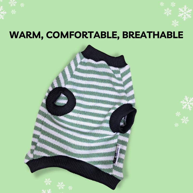 Pets Empire Warm Winter Sweater for All Breeds Dogs-  Green
