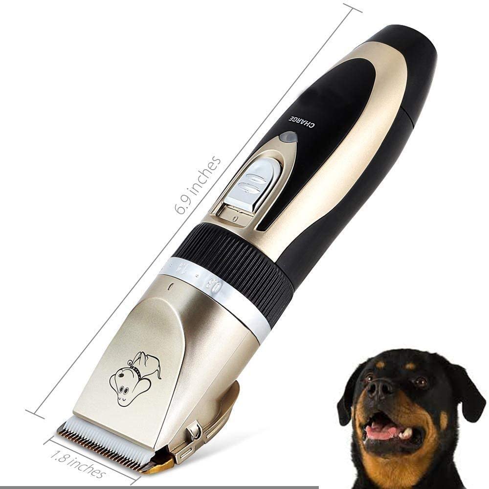 Pets Empire Rechargeable Trimmer with 4 Combs for Dogs & Cats