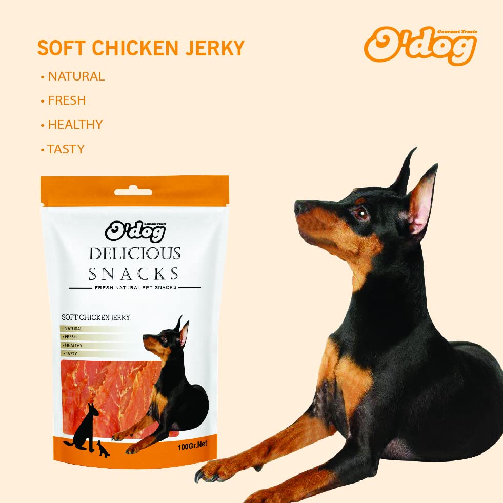 O'Dog Soft Chicken Jerky 100 GMS - Pets Empire