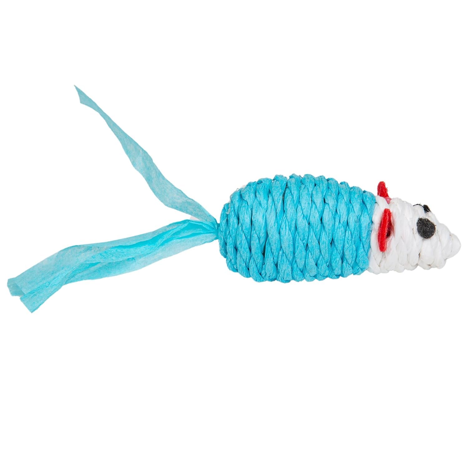 PETS EMPIRE Jute Mice Kitten Toys
